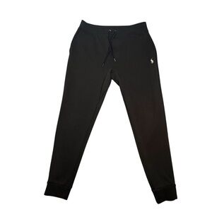 Polo Ralph Lauren Men's Double-Knit Jogger Pants - Black - Size S EUC